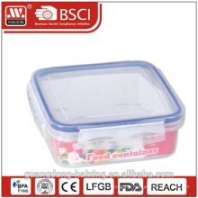 conteneur pour aliments en plastique transparent forme carrée